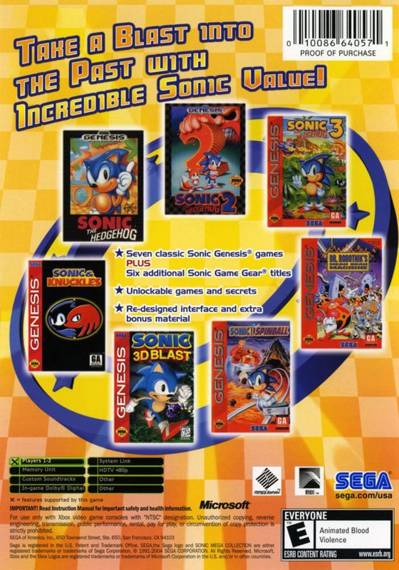 Sonic Mega Collection Plus - Xbox