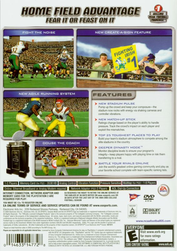 NCAA Football 2005 - PlayStation 2