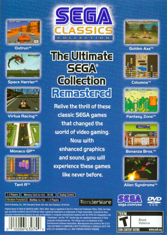 SEGA Classics Collection - PlayStation 2