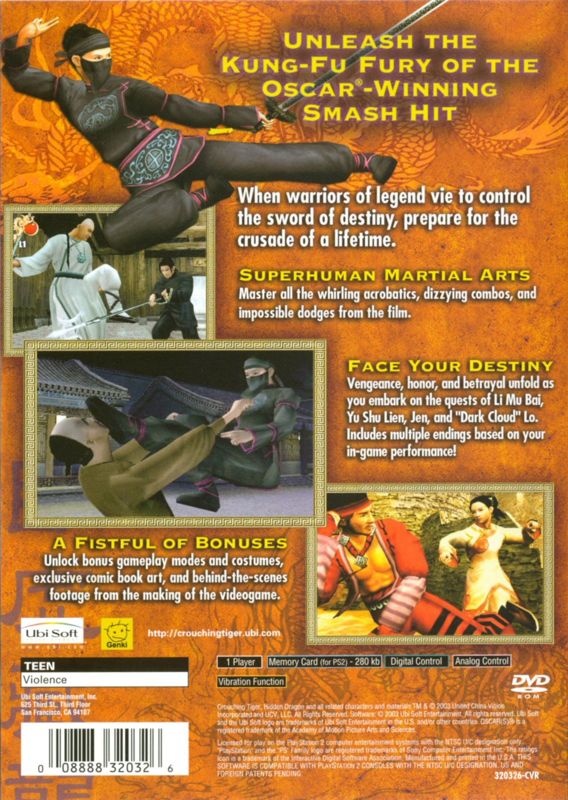 Crouching Tiger Hidden Dragon - PlayStation 2