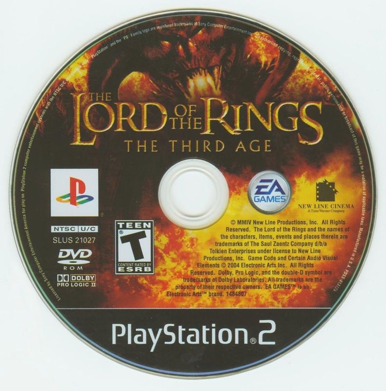Lord of the Rings: The Third Age - PlayStation 2