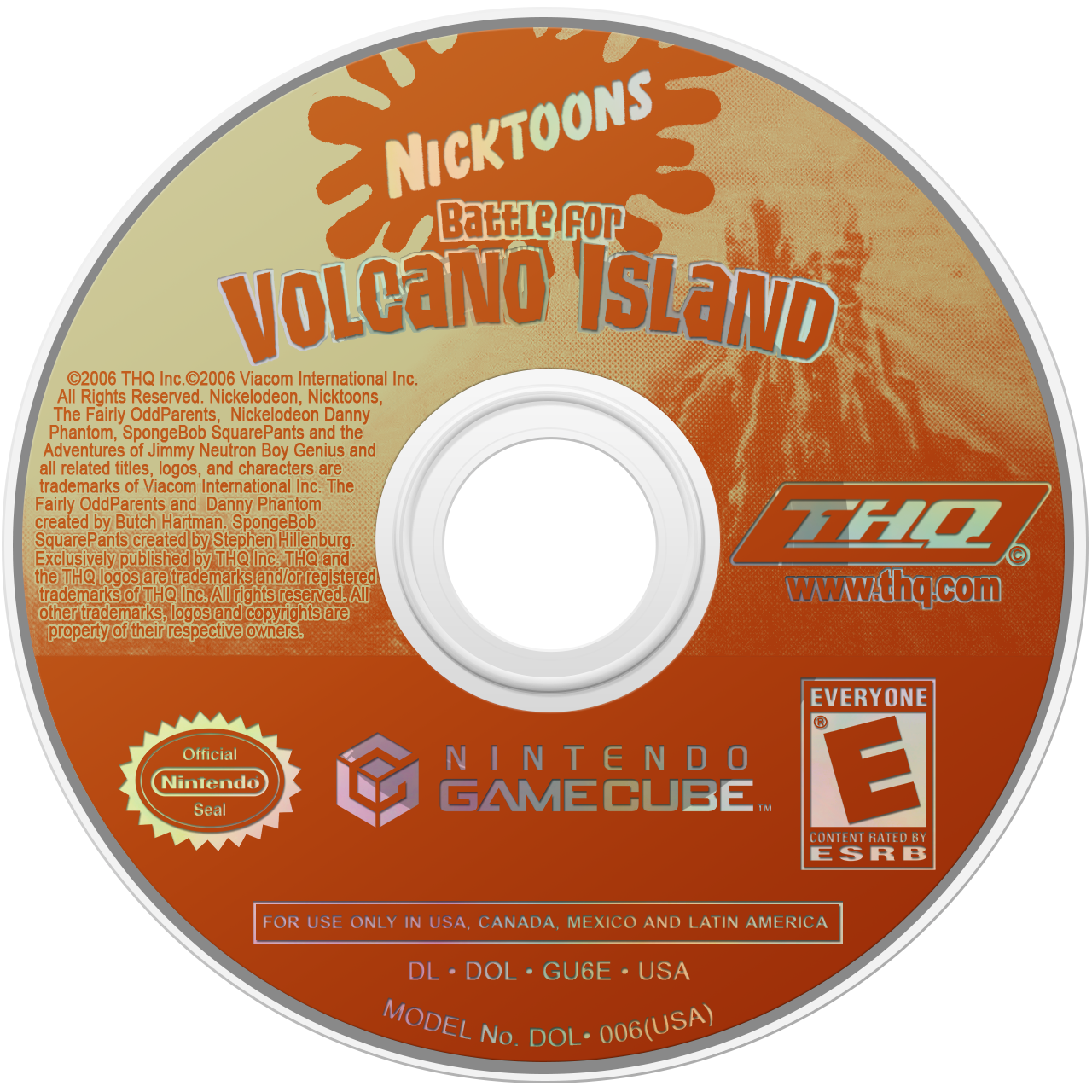 Nicktoons: Battle for Volcano Island - GameCube