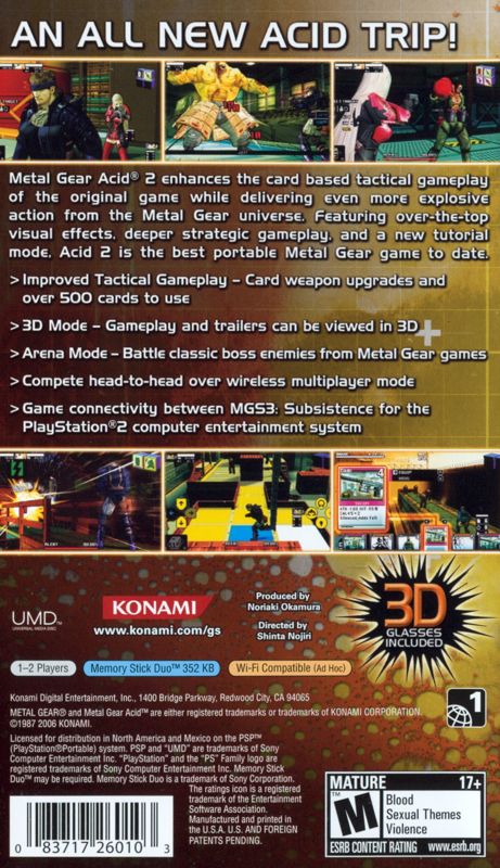 Metal Gear Acid 2 - PSP