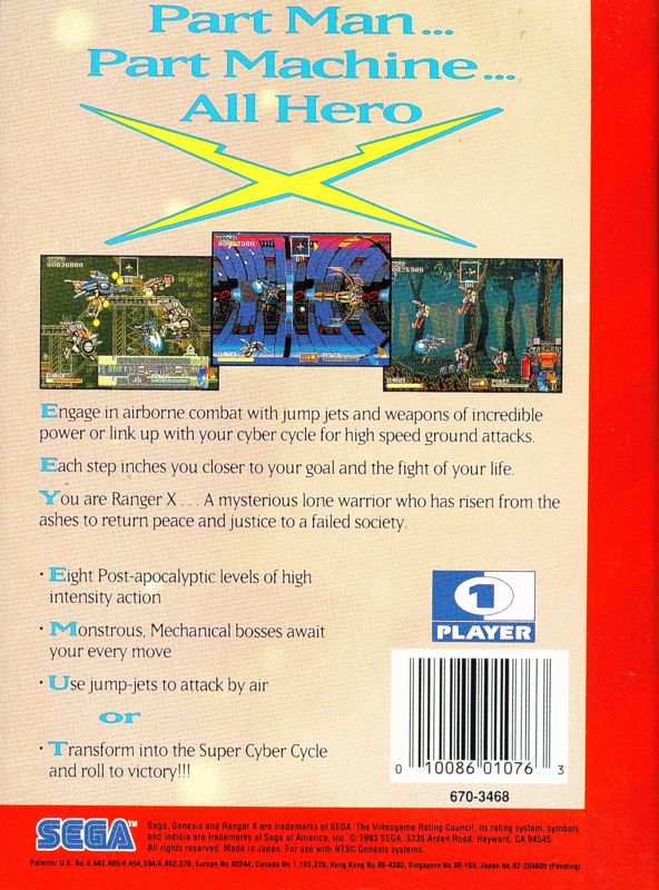 Ranger X - SEGA Genesis