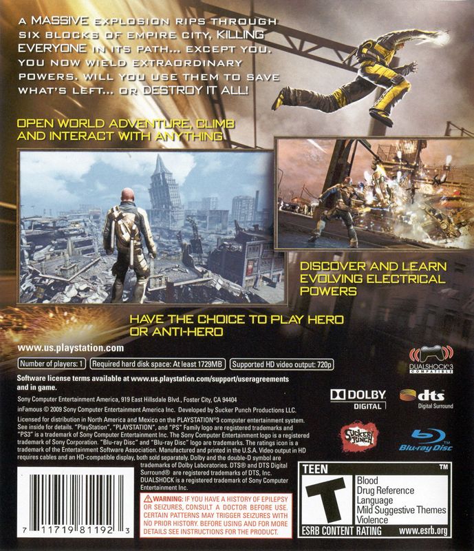 inFAMOUS - PlayStation 3