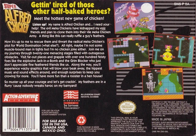 Super Alfred Chicken - Super Nintendo