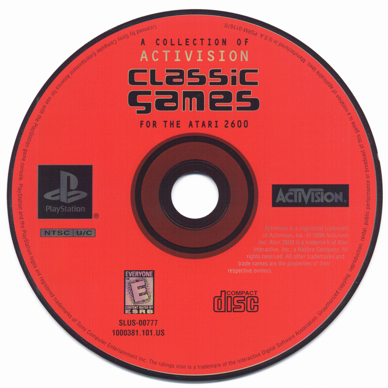 Activision Classics - A Collection of Activision Classic Games for the Atari 2600 - PlayStation