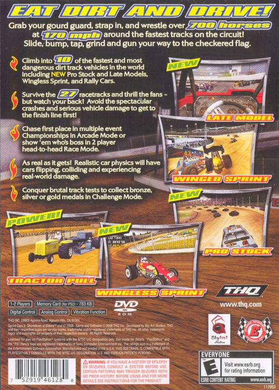 Sprint Cars 2: Showdown at Eldora - PlayStation 2