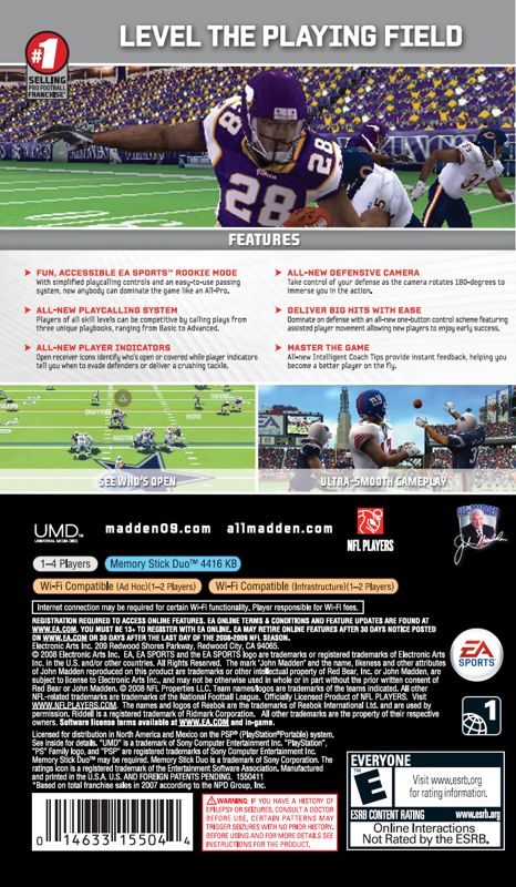 Madden NFL 09 - PSP