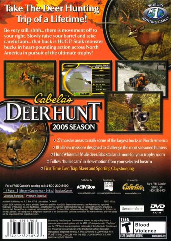 Cabela's Deer Hunt: 2005 Season - PlayStation 2