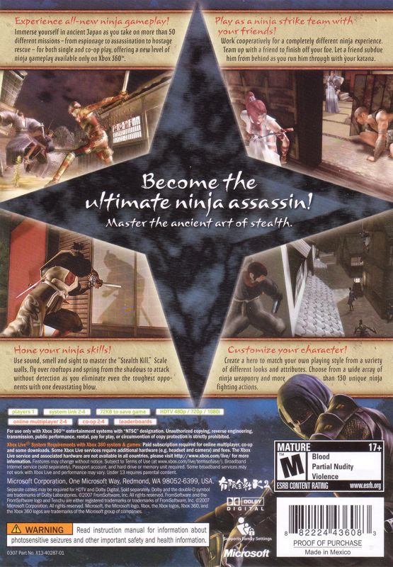 Tenchu Z - Xbox 360