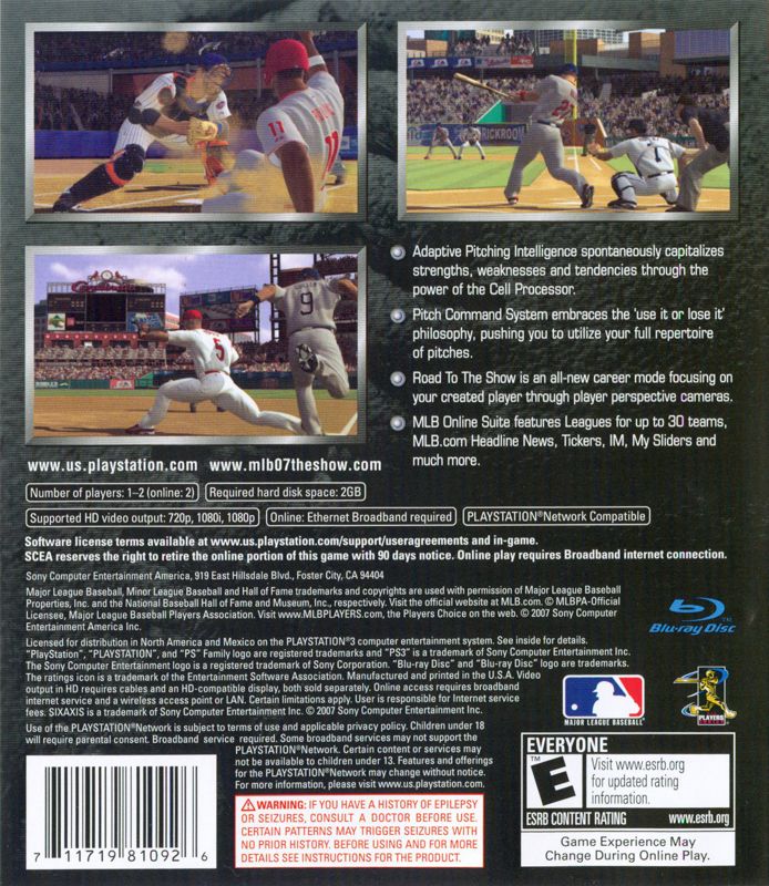 MLB 07: The Show - PlayStation 3
