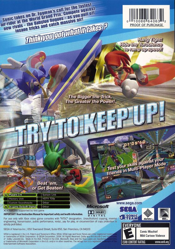 Sonic Riders - Xbox