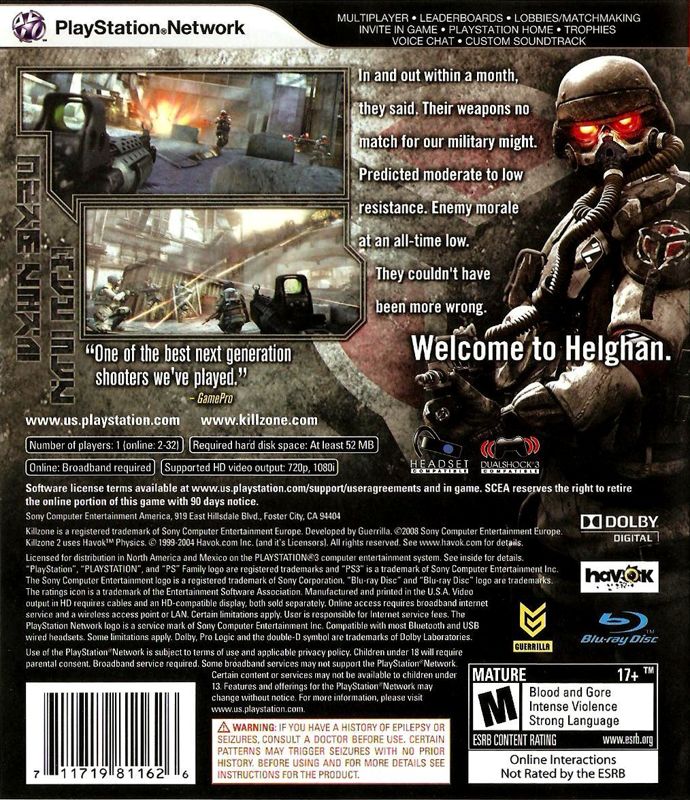 Killzone 2 - PlayStation 3