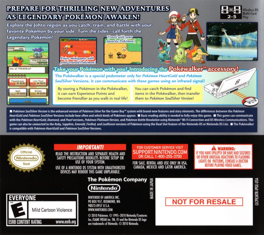 Pokemon SoulSilver Version - Nintendo DS