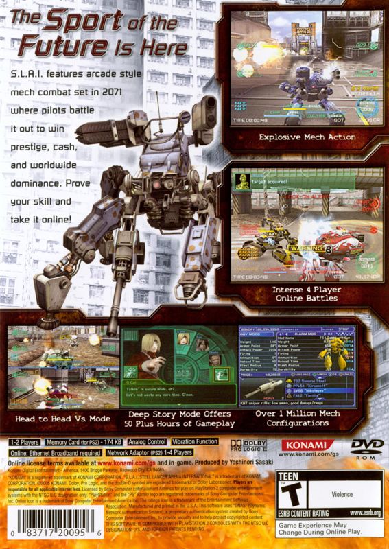 S.L.A.I.: Steel Lancer Arena International - PlayStation 2
