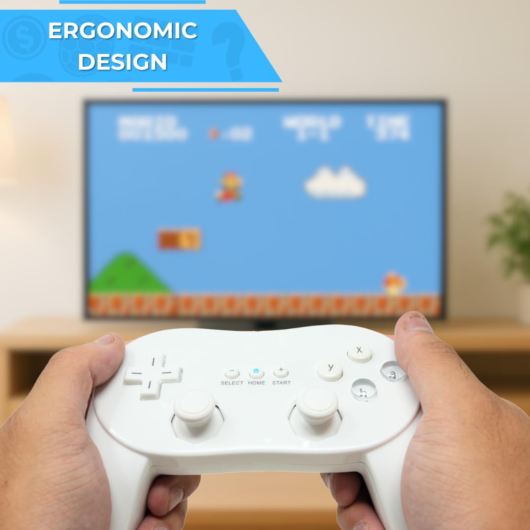 Classic Pro Controller for Wii, Wii U, NES & SNES Classic