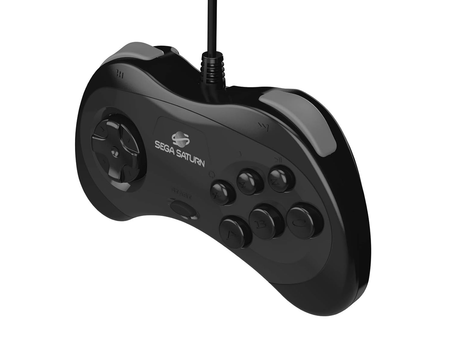 Wired Controller for SEGA Saturn (Officially Licensed) - Black