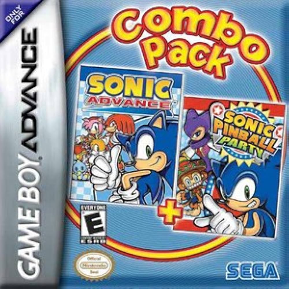 Sonic Advance + Sonic Pinball Party - Game Boy Advance