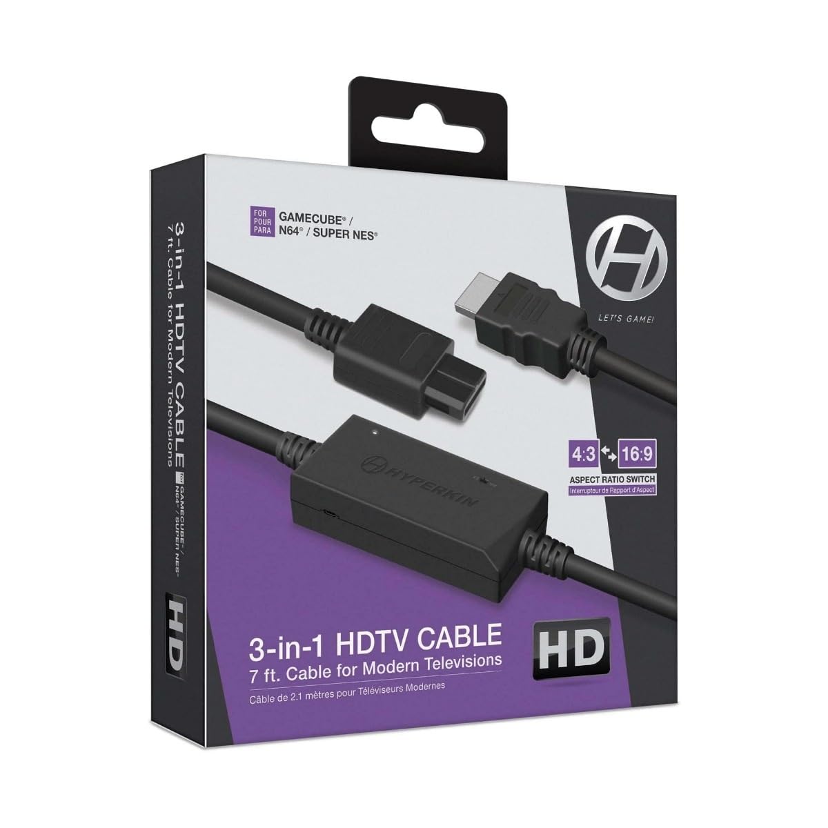 HDTV Cable for Nintendo GameCube, N64, and SNES