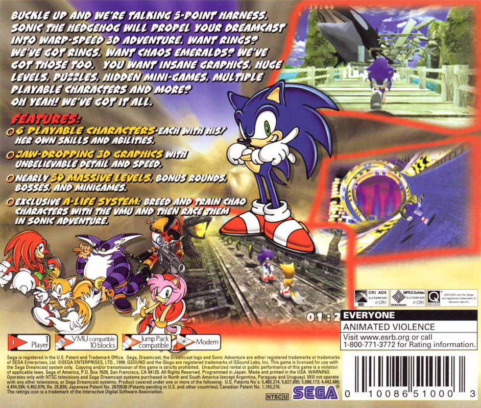 Sonic Adventure - SEGA Dreamcast