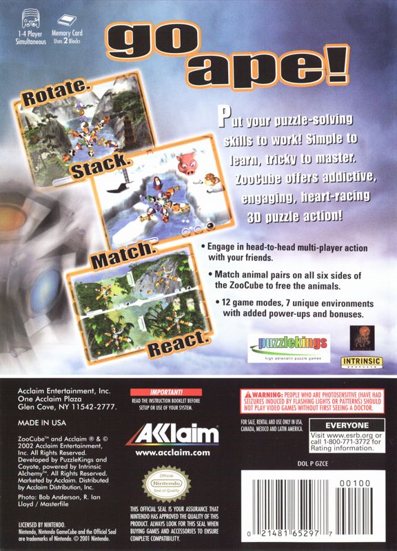 ZooCube - GameCube