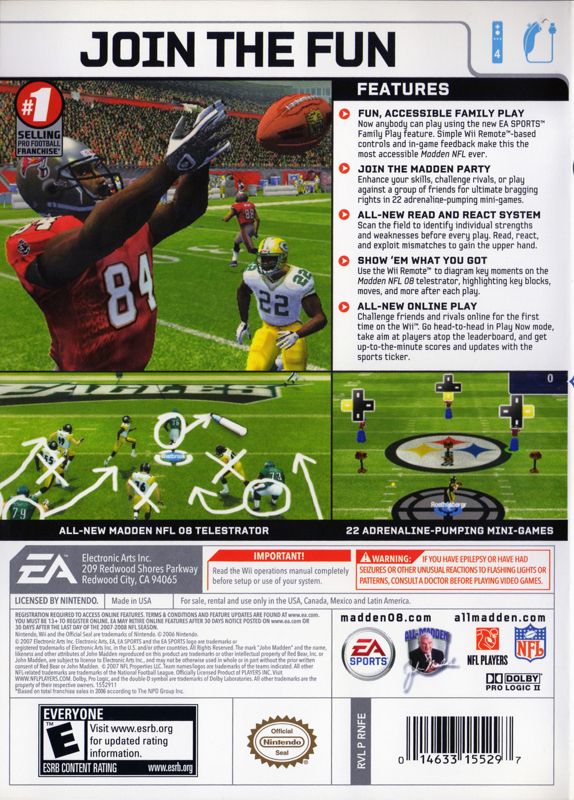 Madden NFL 08 - Wii