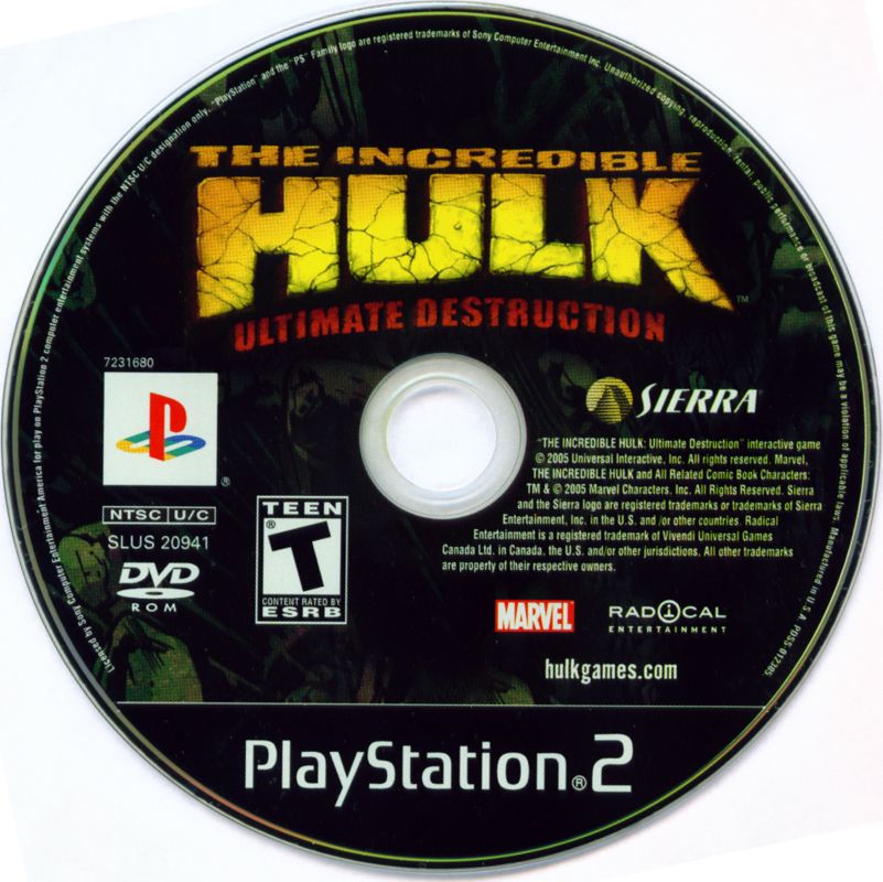 The Incredible Hulk: Ultimate Destruction - PlayStation 2