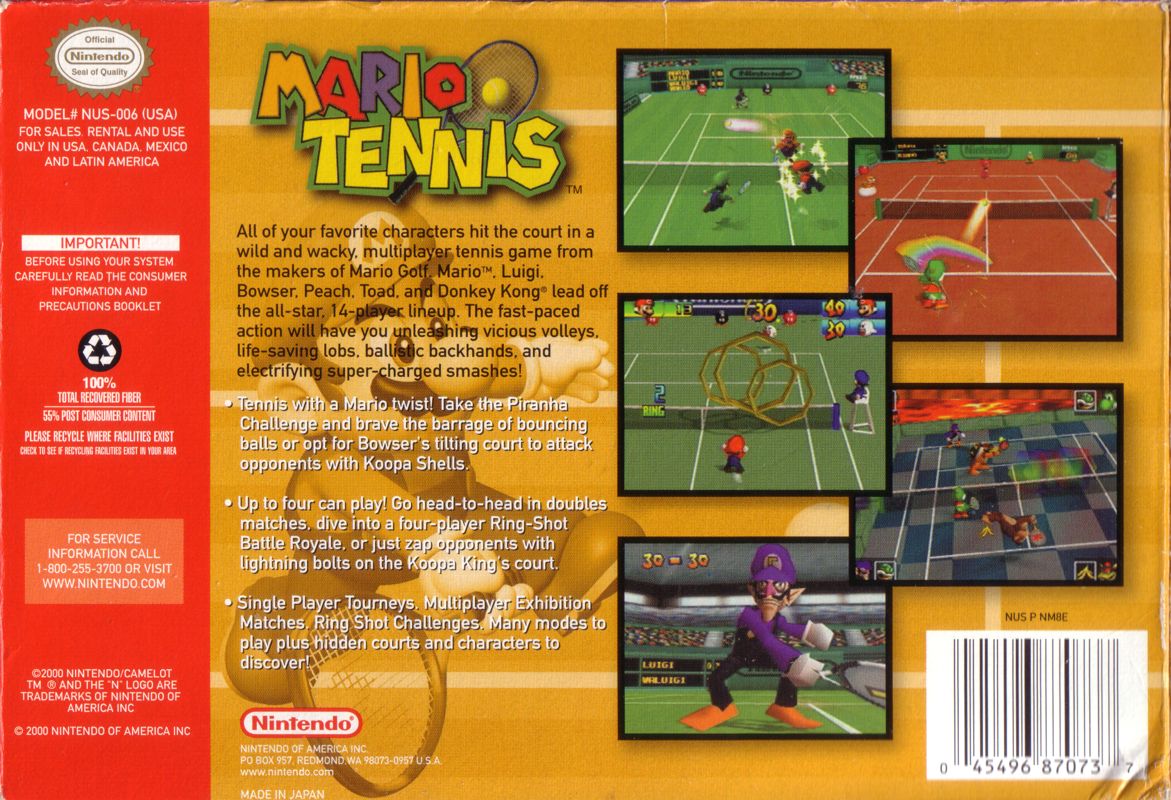 Mario Tennis - Nintendo 64