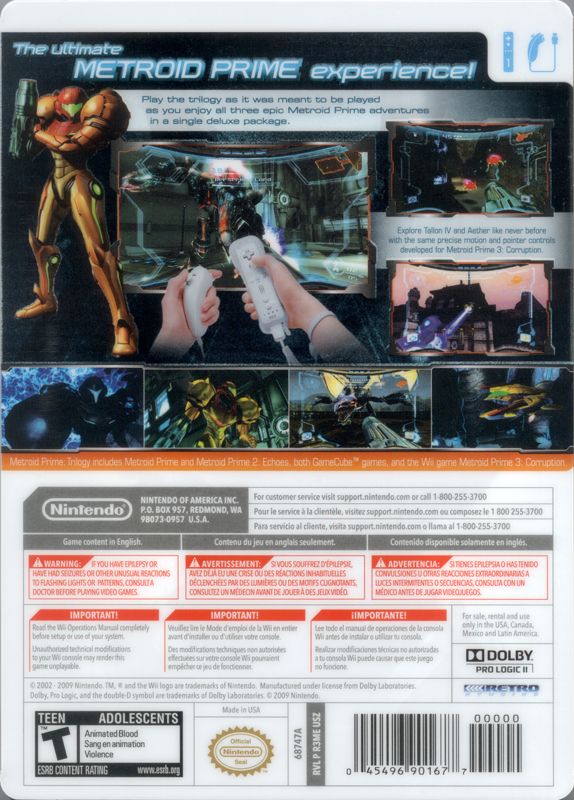 Metroid Prime: Trilogy - Collector's Edition - Wii