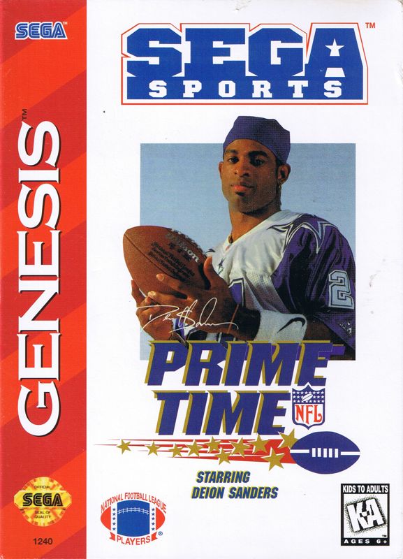 Prime Time NFL Football starring Deion Sanders - SEGA Genesis