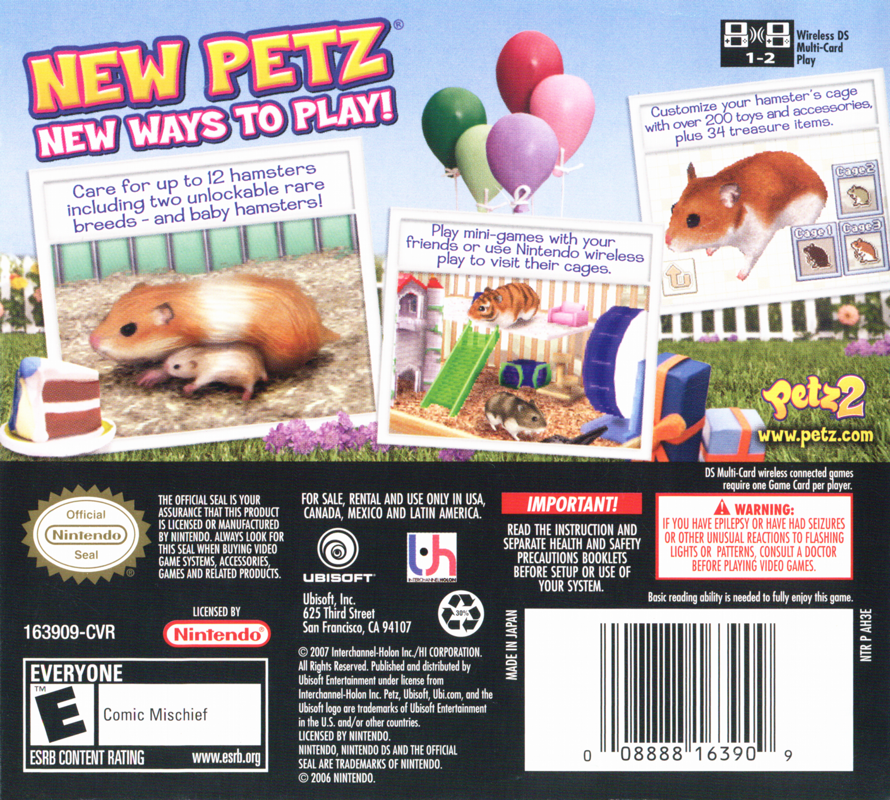 Petz: Hamsterz 2 - Nintendo DS