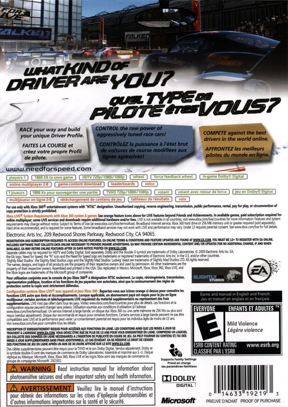Need for Speed: Shift - Xbox 360