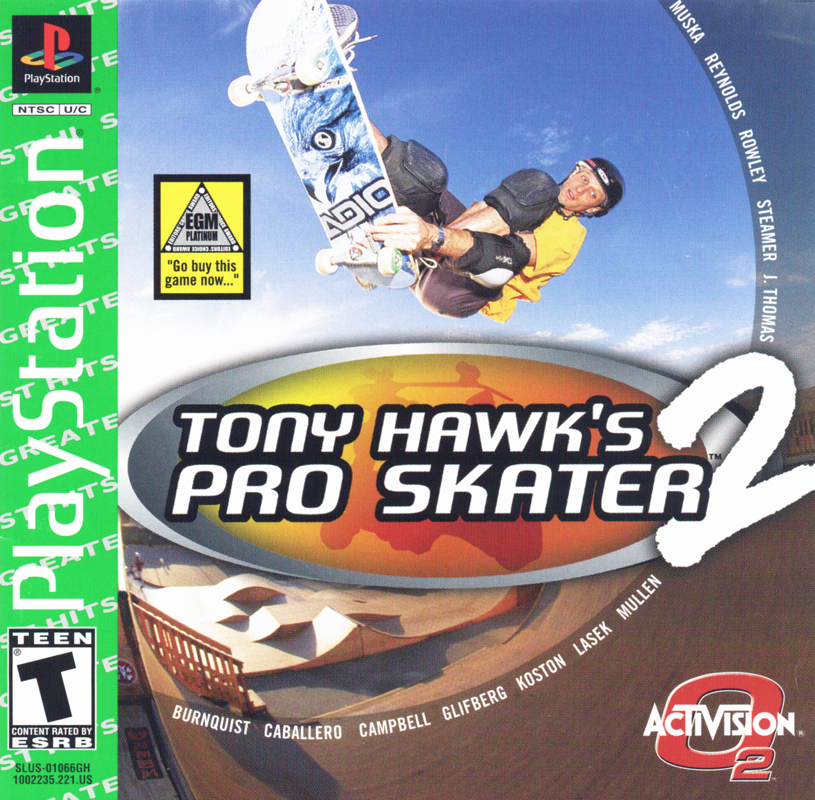 Tony Hawk's Pro Skater 2 (Greatest Hits) - PlayStation