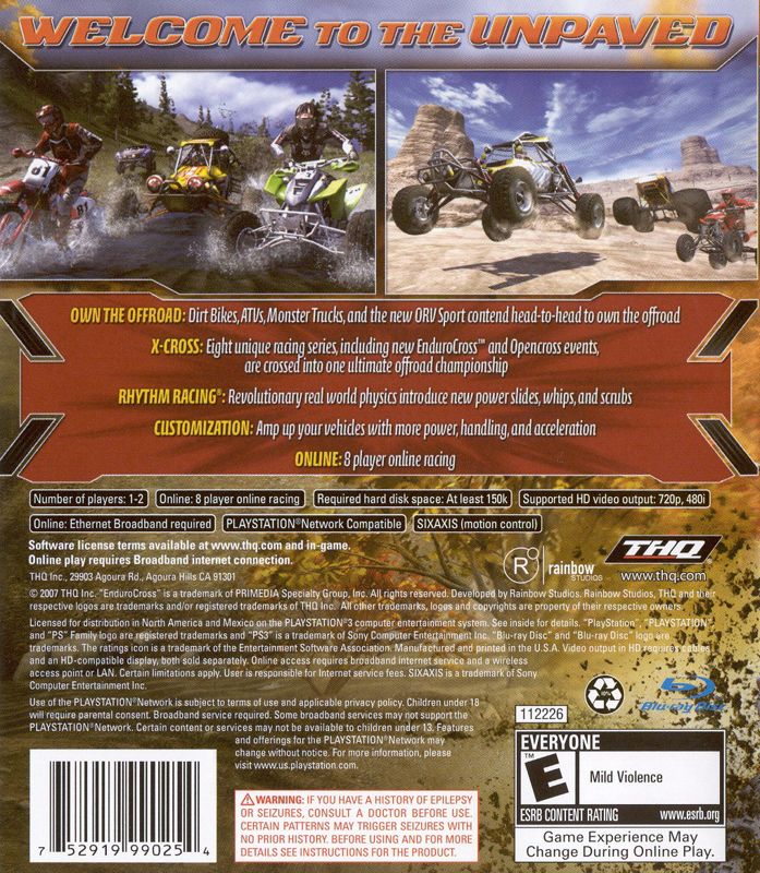 MX vs. ATV: Untamed - PlayStation 3