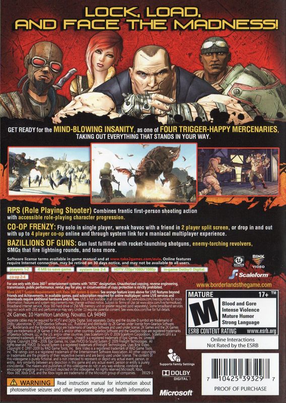 Borderlands - Xbox 360