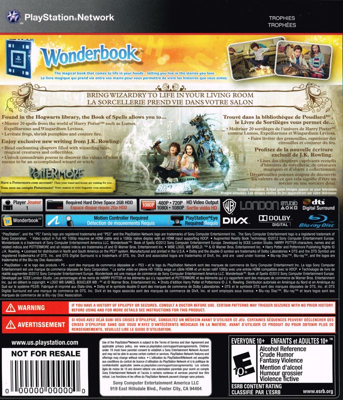 Wonderbook: Book of Spells - PlayStation 3