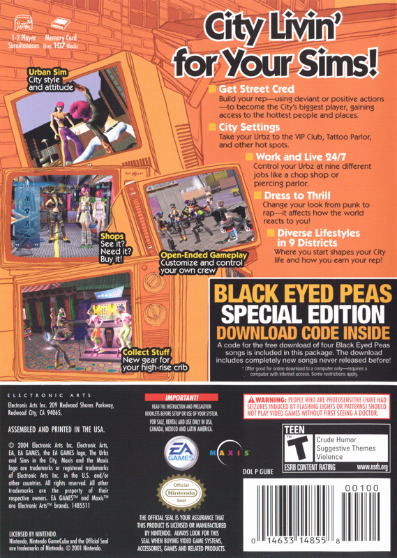 The Urbz: Sims in the City - GameCube