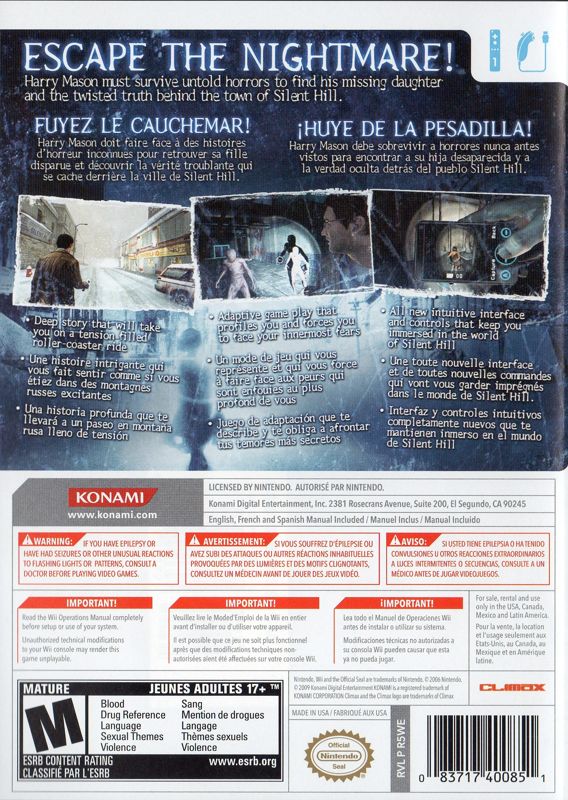Silent Hill: Shattered Memories - Wii