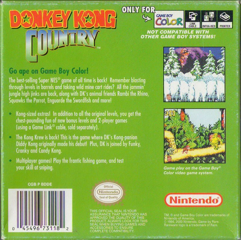 Donkey Kong Country - Game Boy Color