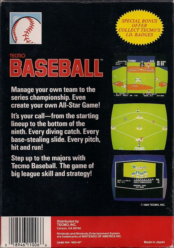 Tecmo Baseball - NES