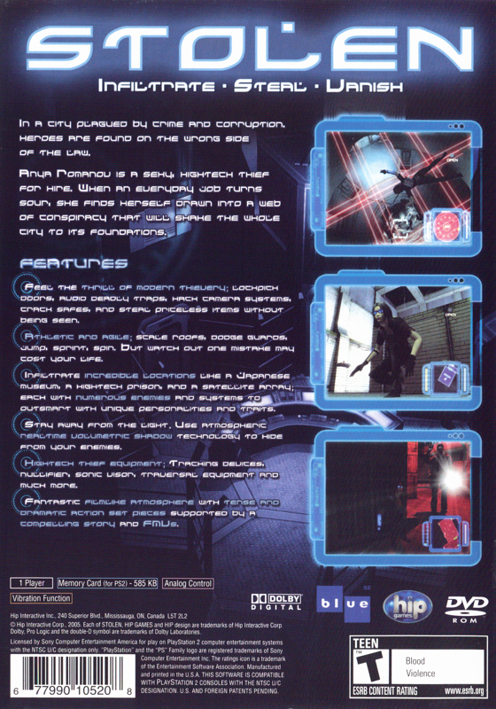 Stolen - PlayStation 2