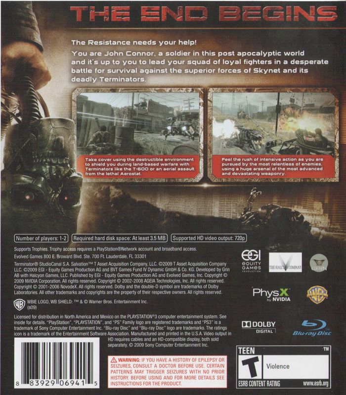 Terminator Salvation - PlayStation 3