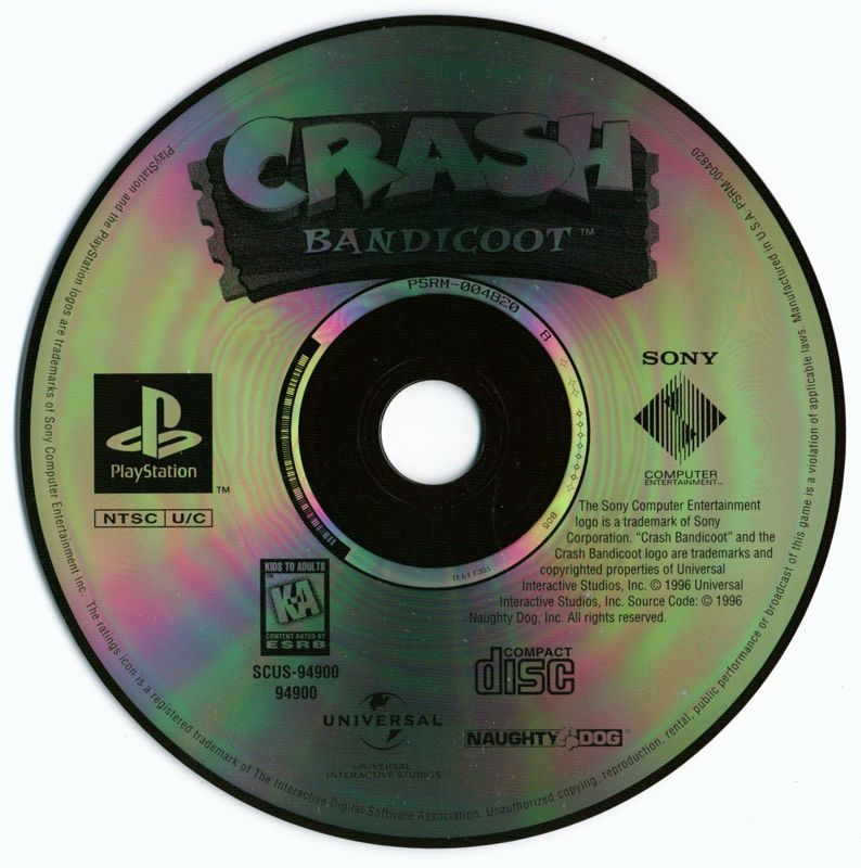 Crash Bandicoot (Greatest Hits) - PlayStation