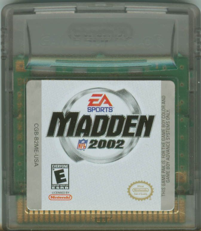 Madden NFL 2002 - Game Boy Color