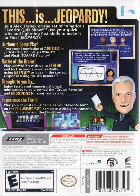 Jeopardy! - Wii
