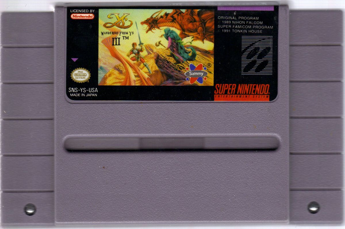 Ys III: Wanderers from Ys - Super Nintendo