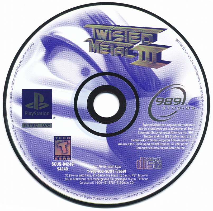 Twisted Metal III - PlayStation