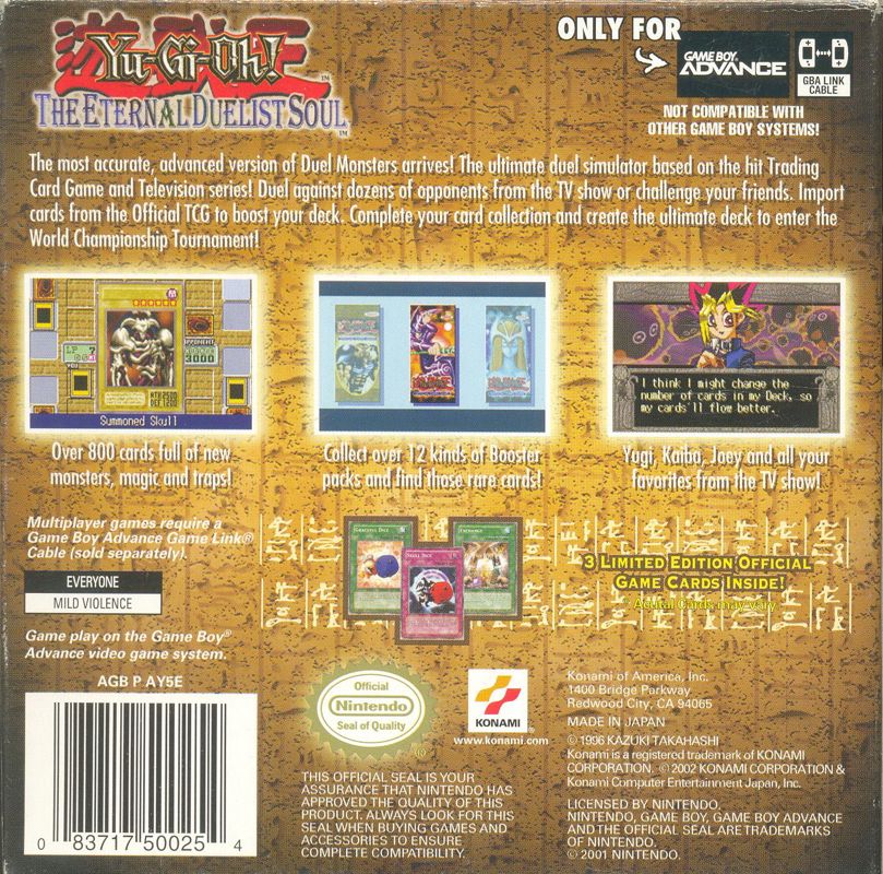 Yu-Gi-Oh!: The Eternal Duelist Soul - Game Boy Advance