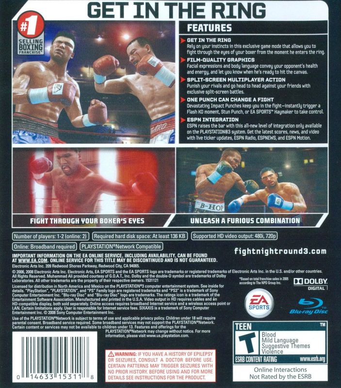 Fight Night Round 3 - PlayStation 3